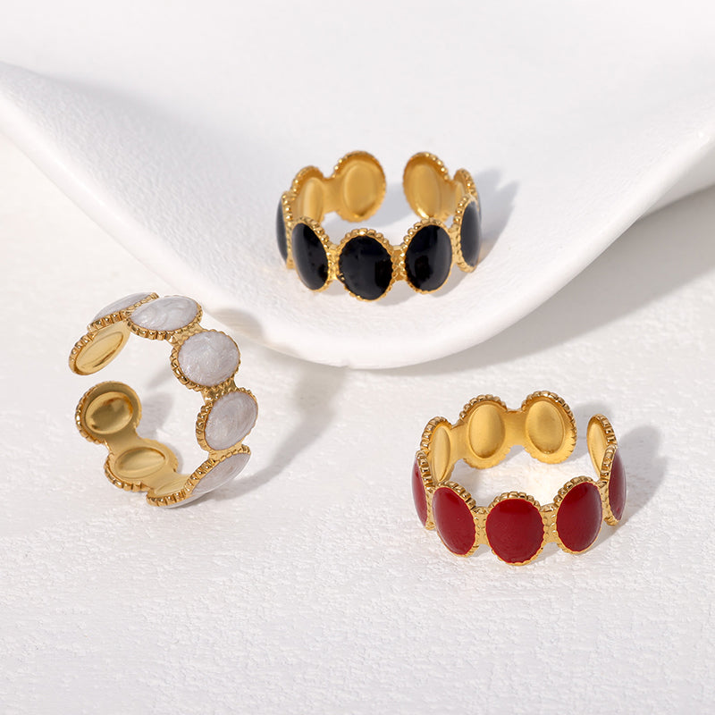 Anillos de acero inoxidable