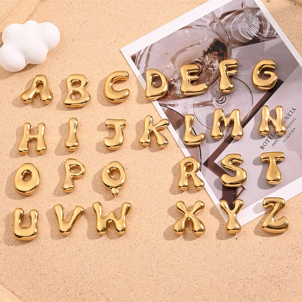 Dijes de letras chunky grandes