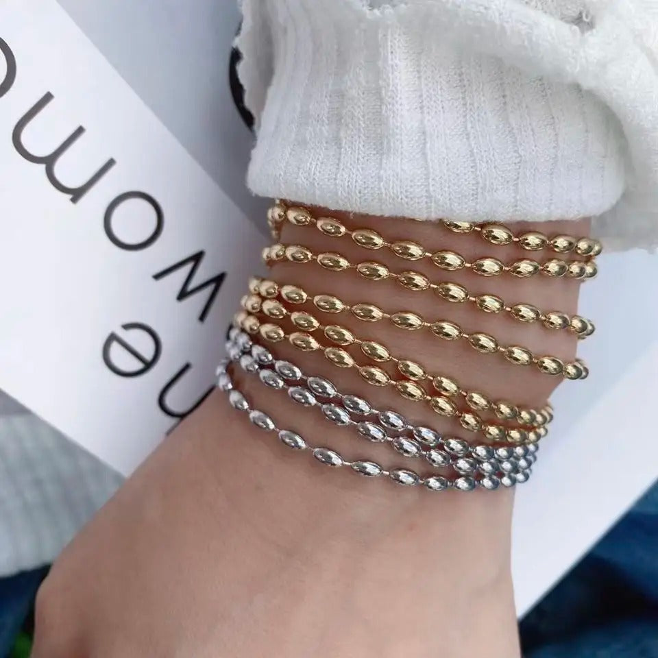 Pulseras estilo arrocito