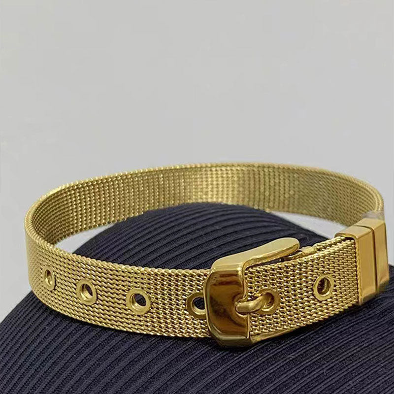 Pulsera de acero - tipo brazalete reloj
