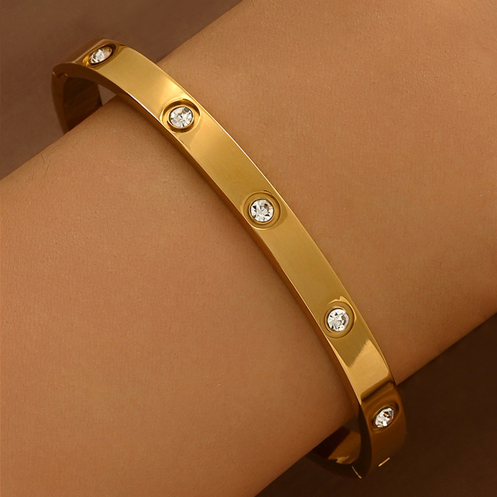 Pulseras de acero - Estilo Cartier