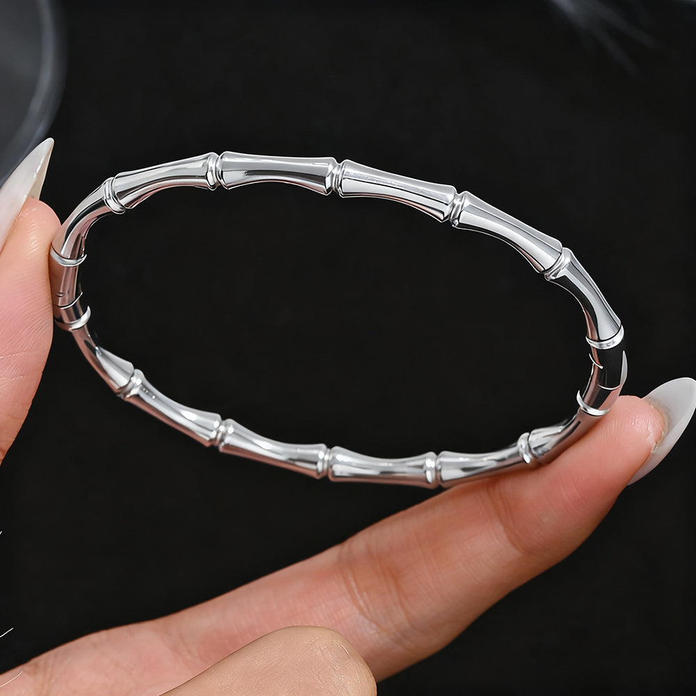 Pulseras de acero - Estilo Bamboo
