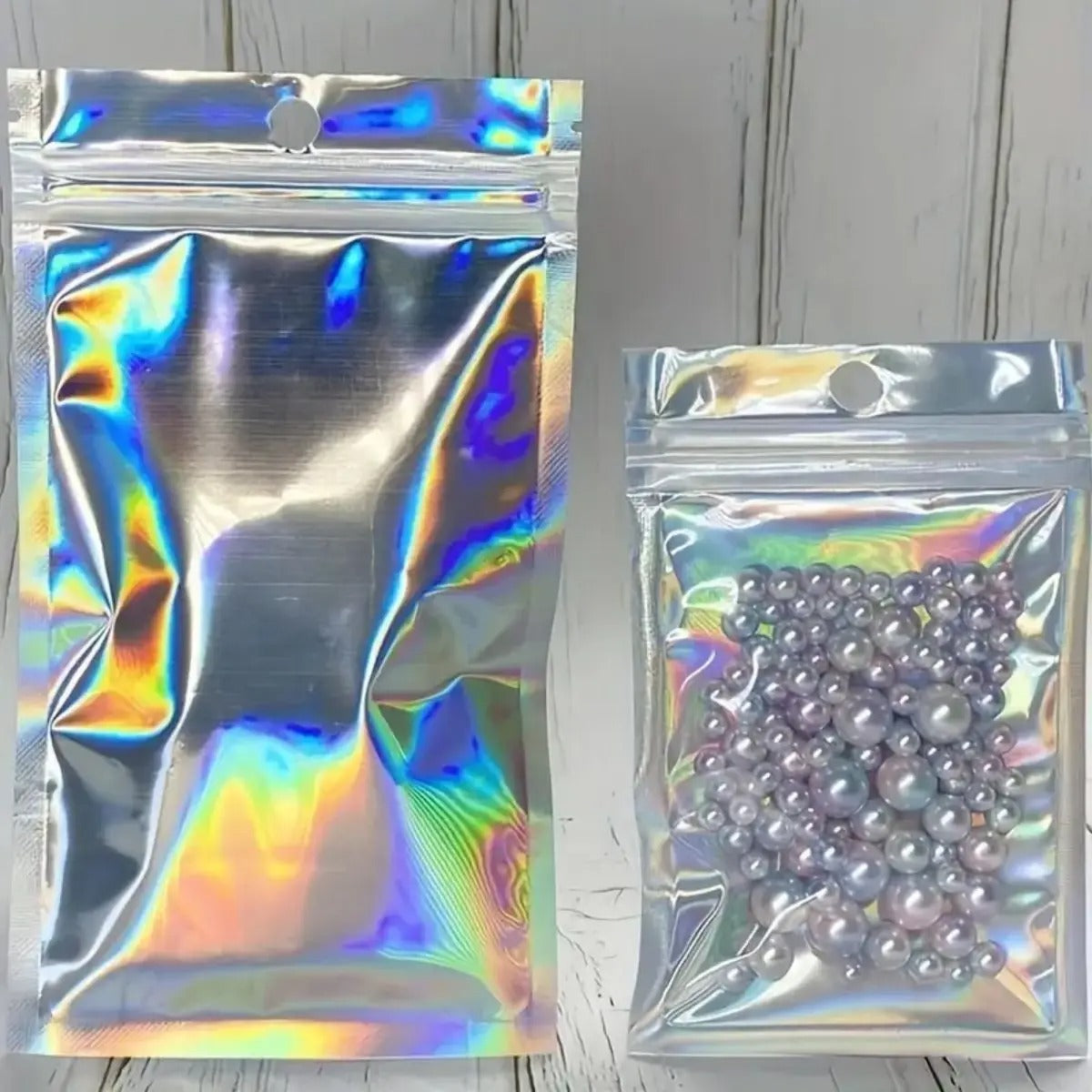 Bolsas tipo ziploc tornasol