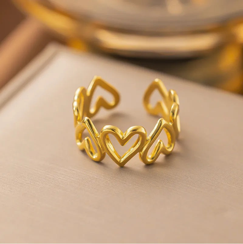 Anillos de acero - Corazones