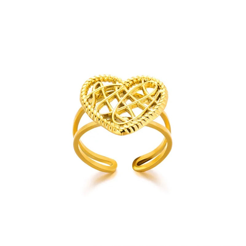 Anillos de acero - Corazon