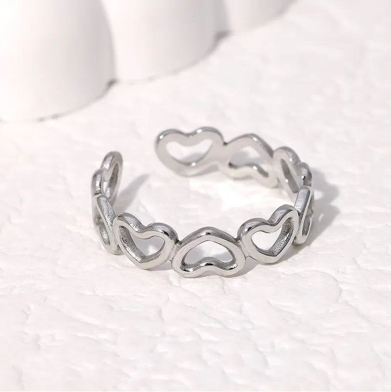 Anillos de acero - Corazones