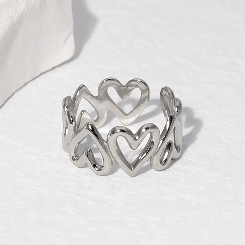 Anillos de acero - Corazones