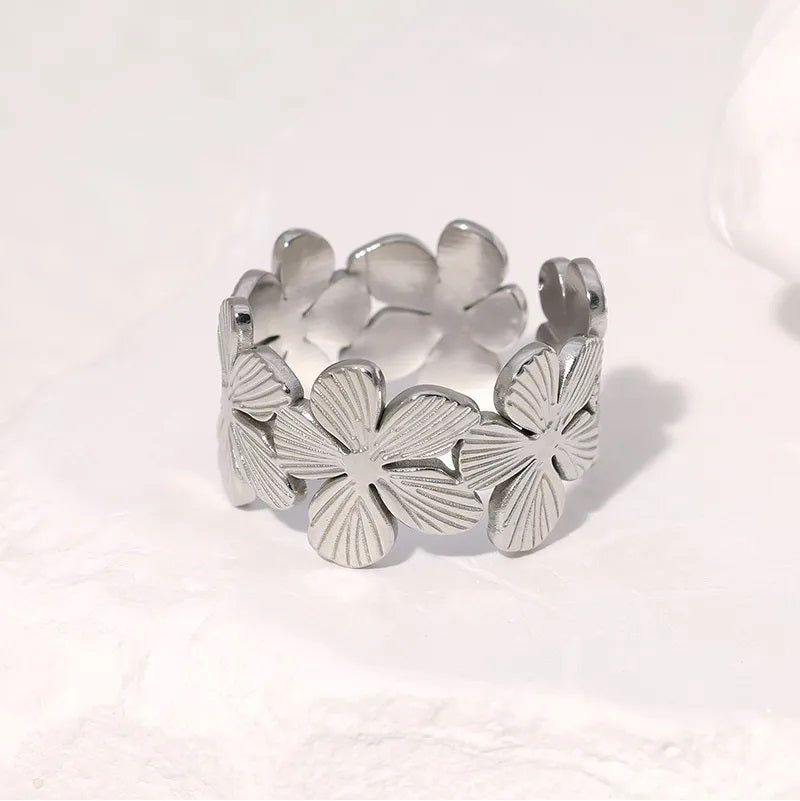 Anillos de acero - Flor