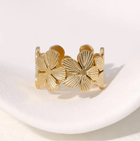 Anillos de acero - Flor