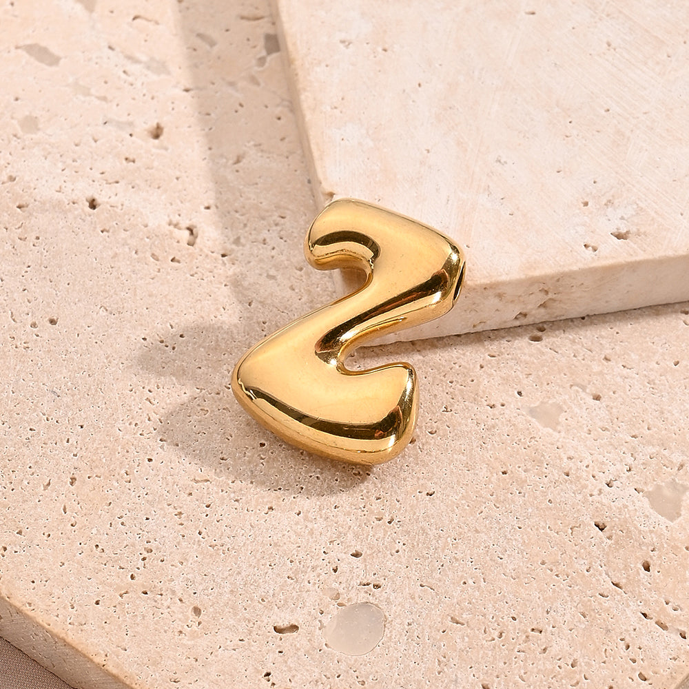 Dijes de letras chunky grandes