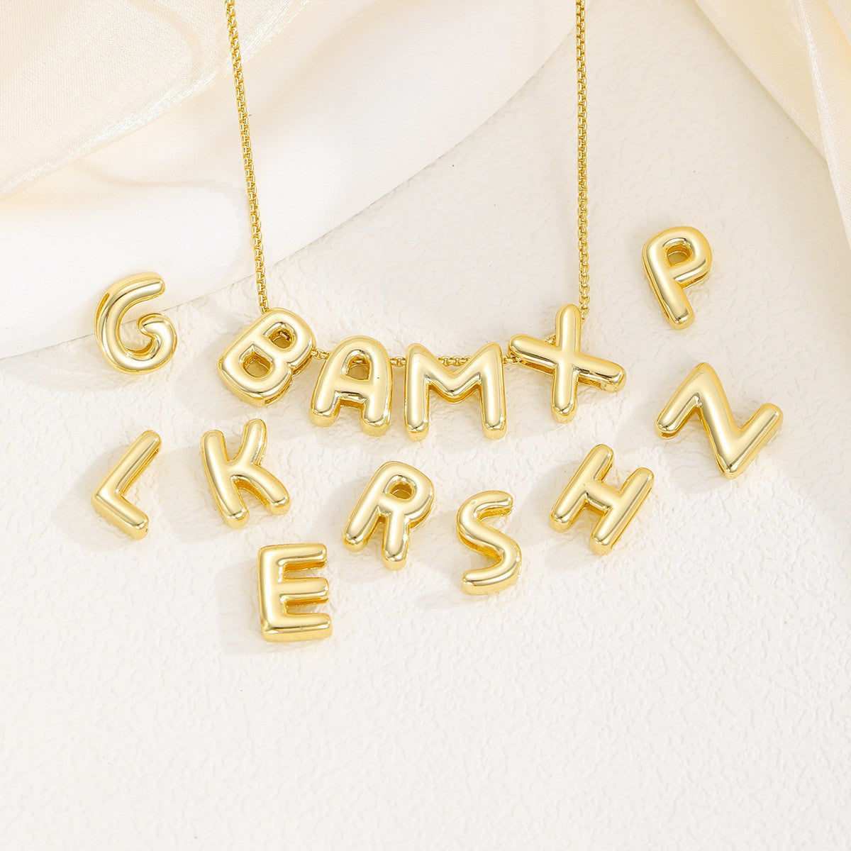 Dijes de letras - Pasador para pulseras