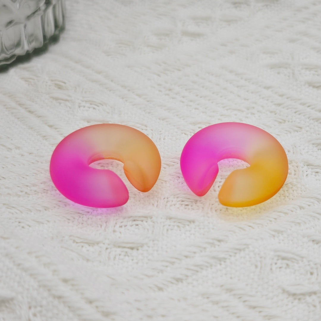 Earcuffs chunky acrilicos