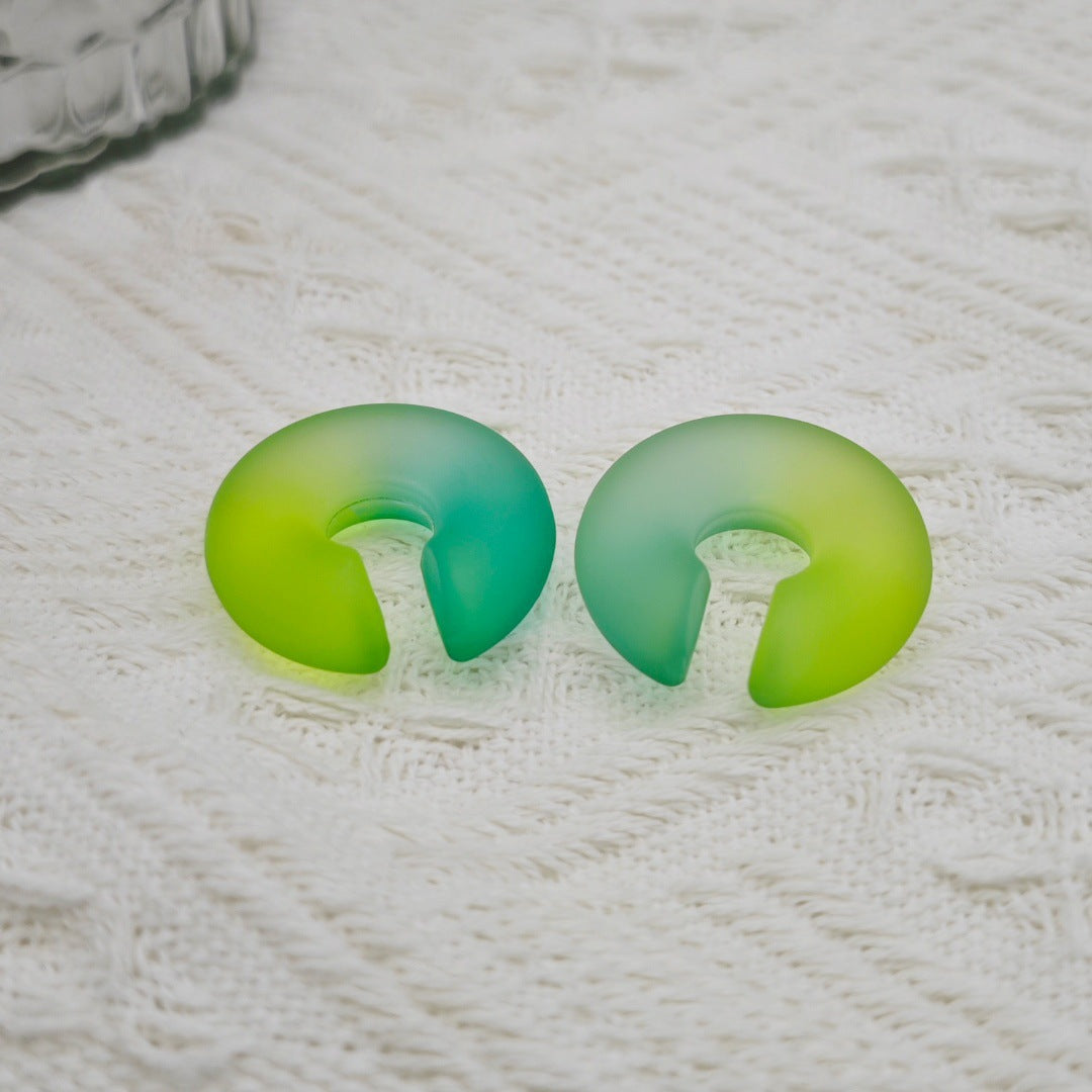 Earcuffs chunky acrilicos