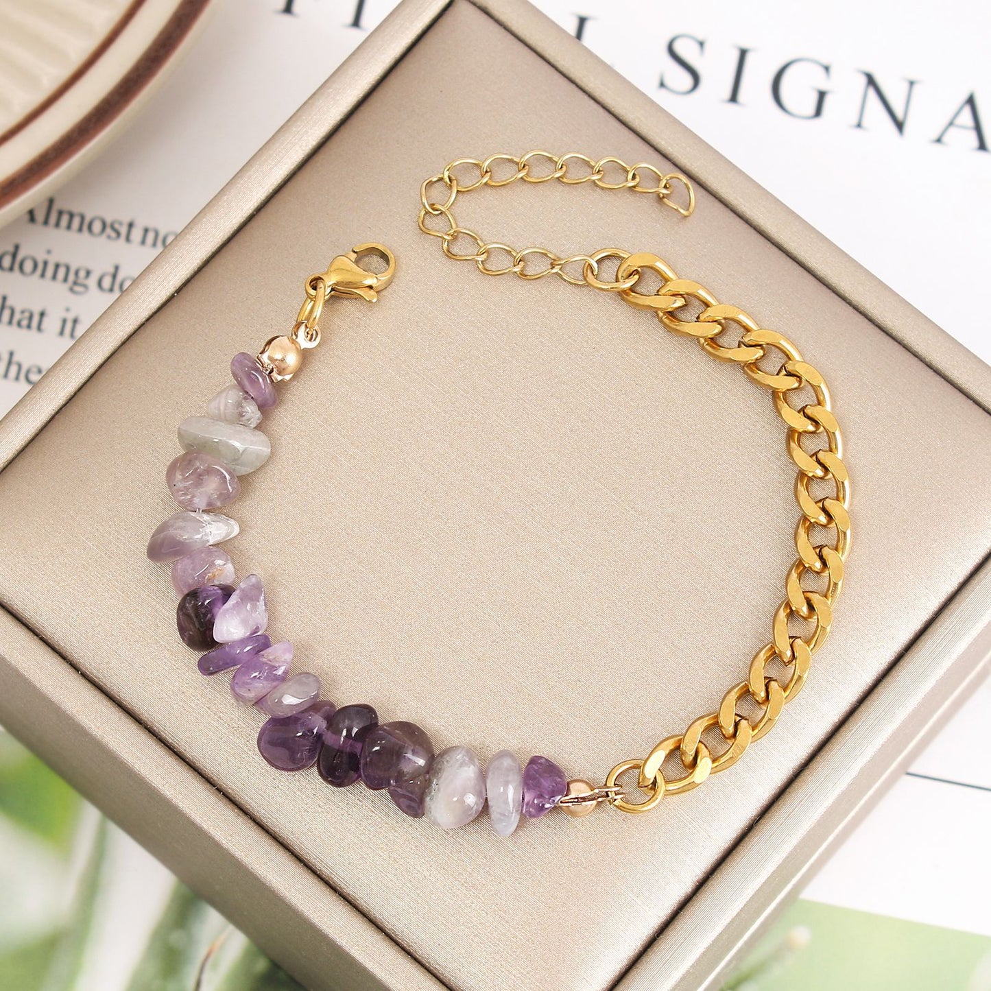 Pulseras de piedras naturales