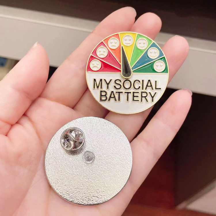 Pin o broche - bateria social