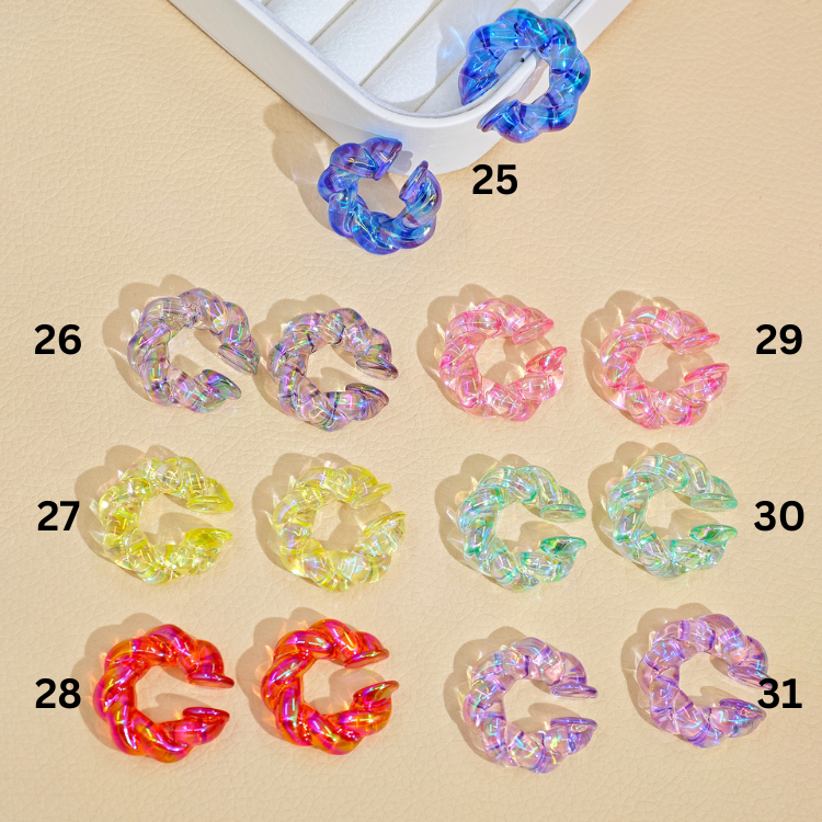 Earcuffs acrilicos