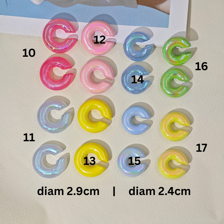 Earcuff chunky acrilicos