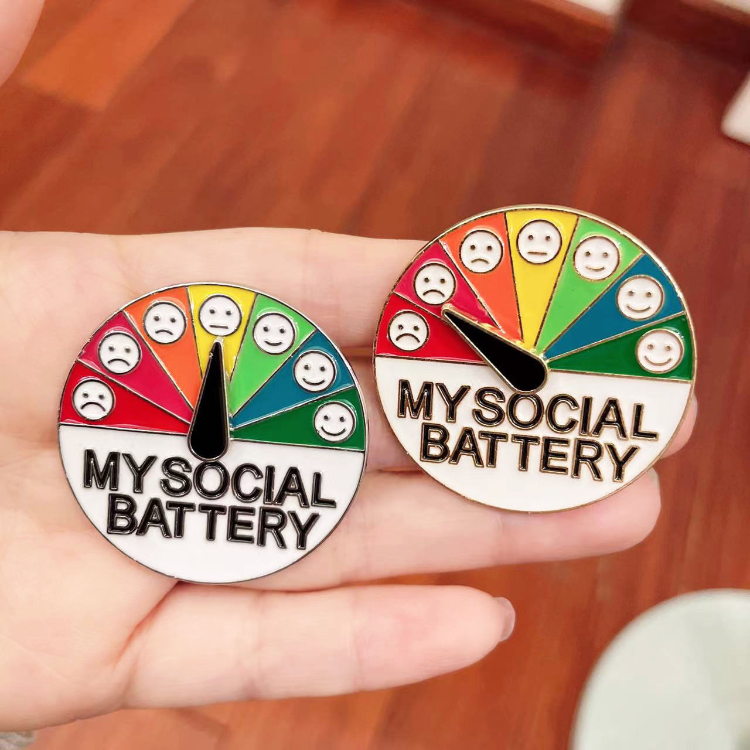 Pin o broche - bateria social