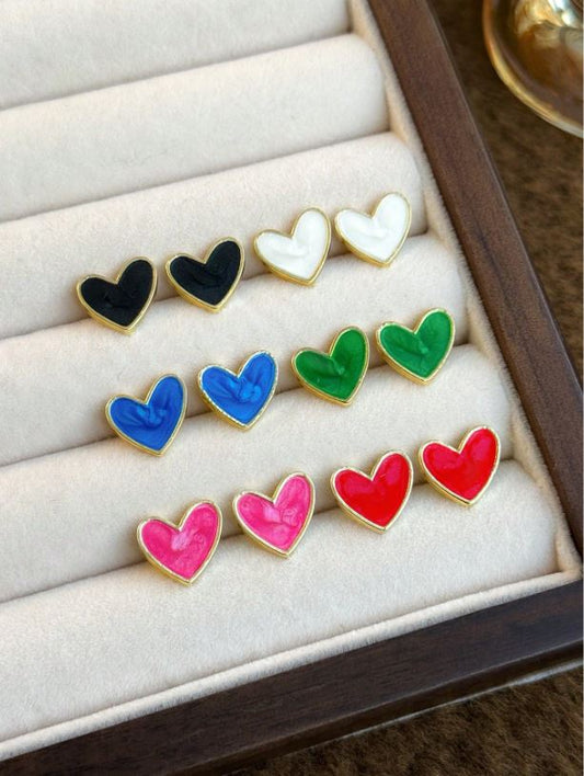 Topitos de corazon de colores