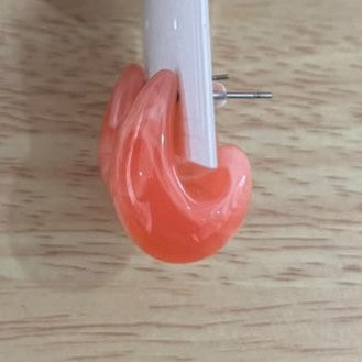 Zarcillos tipo gota acrilicos de colores