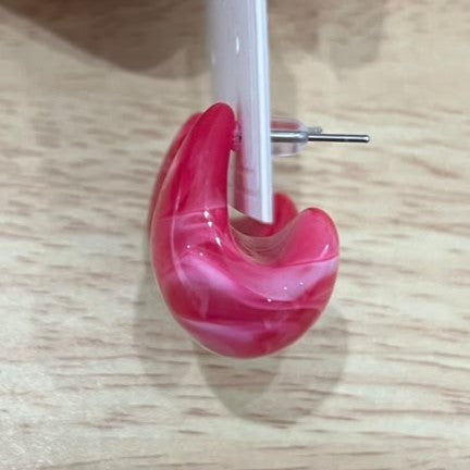 Zarcillos tipo gota acrilicos de colores