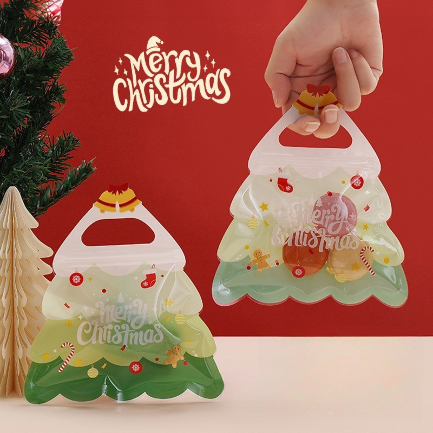 Bolsa tipo ziploc - Arbol de navidad